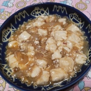 にんにく醤油でマーボー豆腐